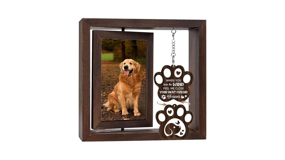 Donbeidiu Dog Memorial Picture Frame - Dog Memorial Gifts For