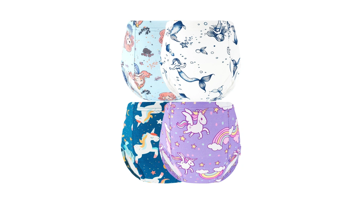 Bliblitata Girls Potty Training Underwear Toilet Potty Underpants Cotton Absorbent