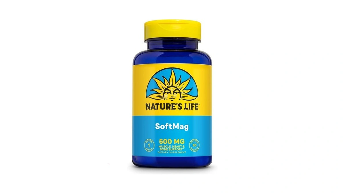 Nature's Life Softmag 500 Mg - Magnesium Complex - Bone