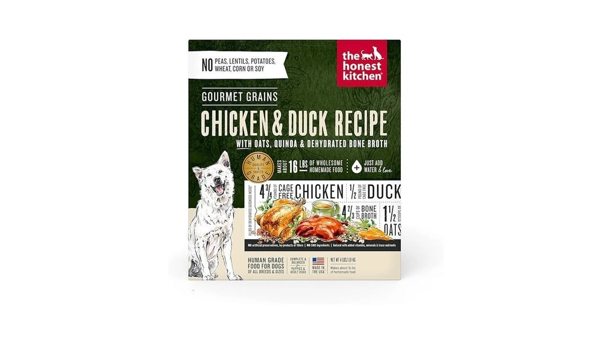 The Honest Kitchen Human Grade Dehydrated Dog Food, Gourmet Grains