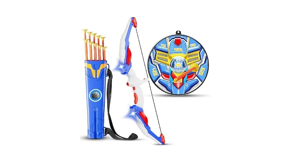 Mldka Kids Bow And Arrow Set, Led Light Up Archery