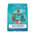 Purina One Plus High Protein Cat Food Dry Salmon And