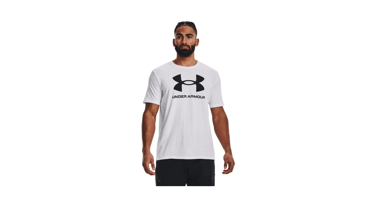 Under Armour Men's Sportstyle Logo Short Sleeve T Shirt, (100)