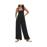 Automet Women's Overalls Casual Maternity Jumpsuits With Pockets Summer Vacation