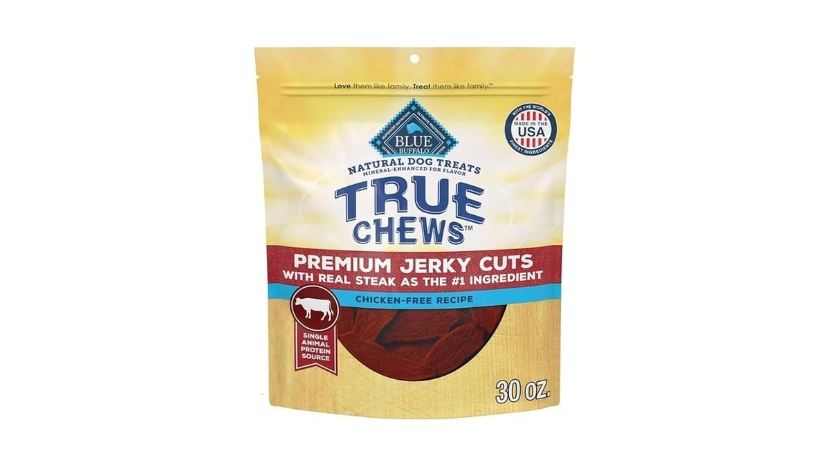 Blue Buffalo True Chews Premium Jerky Cuts With Real Steak,