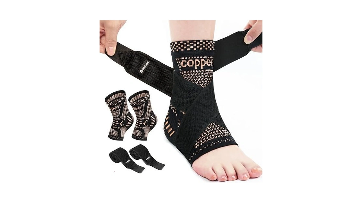 Indeemax Ankle Brace For Women & Men, Ankle Compression Sleeve