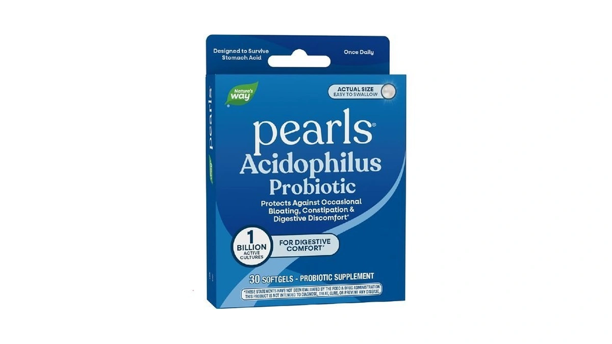 Nature's Way Pearls Acidophilus Probiotic, Supports Digestive Balance & Gut