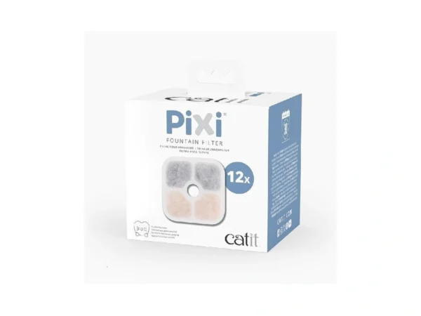 Catit Pixi Cat Drinking Fountain Filter 12-pack – Official Replacement