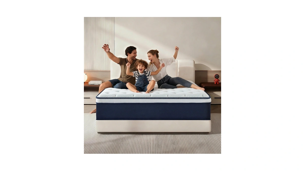 Queen Mattress,12 Inch Queen Size Mattresses In A Box, Hybrid