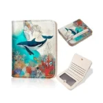 Toughergun Sunflower Floral Rfid Small Wallet Women, Slim Thin Vegan