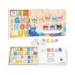 Lioklick 4-in-1 Magnetic Color And Number Maze Toys Box With