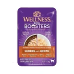 Wellness Bowl Boosters Shreds With Broth Wet Cat Food Topper,