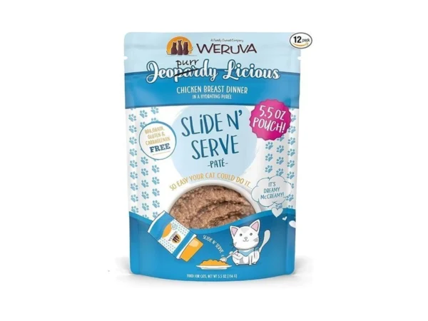 Weruva Wet Cat Food, Jeopurrdy Licious With Chicken Pate, 5.5oz
