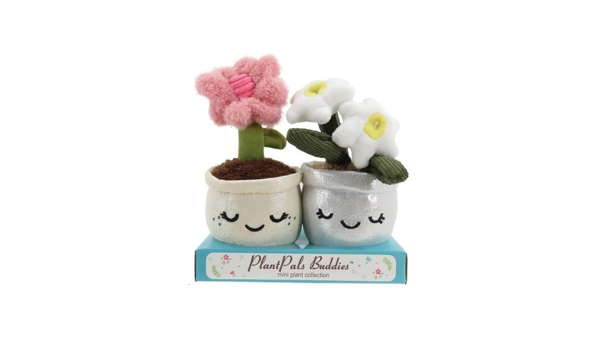 Linzy 6" 2-pack Plantpals Plush Figure, Soft Stuffed Animal- Collectible