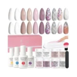 Lavender Violets Dip Powder Nail Kit For Beginners French Nail