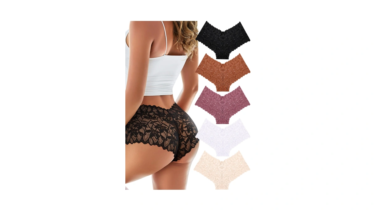 Ready To Love Sexy Women's Underwear Lace Shorts V Waist