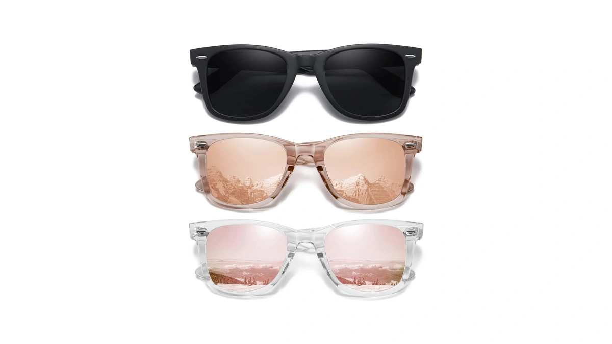 Meetsun Retro Polarized Sunglasses For Women Men Classic Mirror Lens