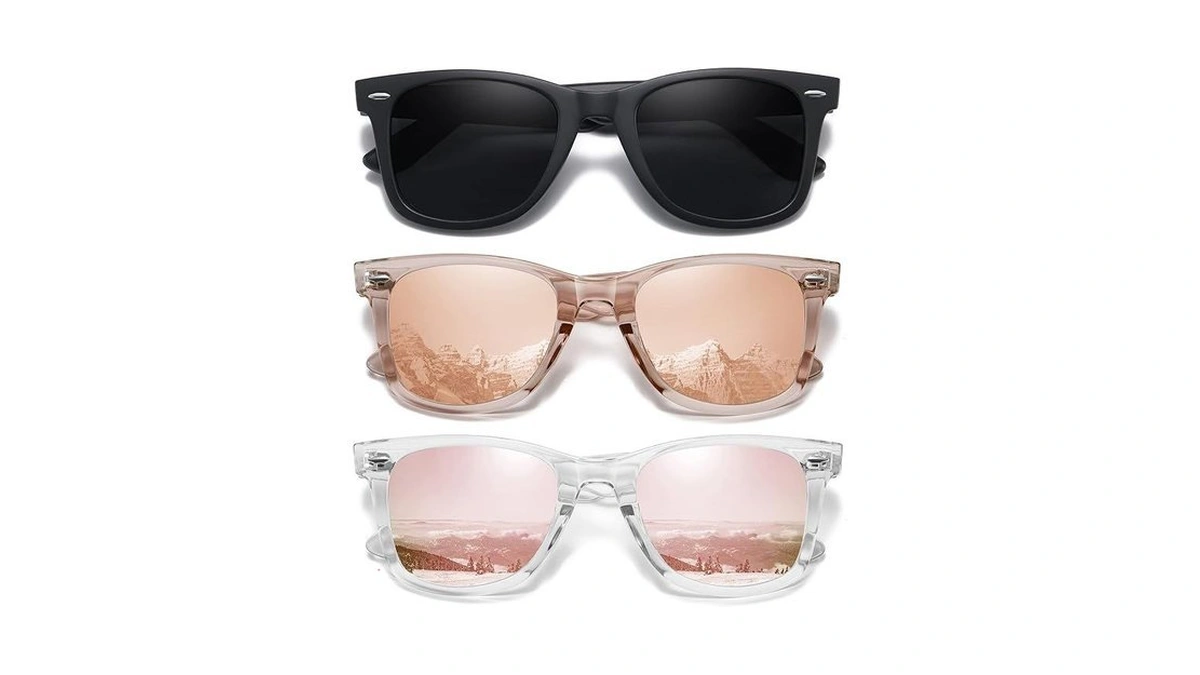 Meetsun Retro Polarized Sunglasses For Women Men Classic Mirror Lens