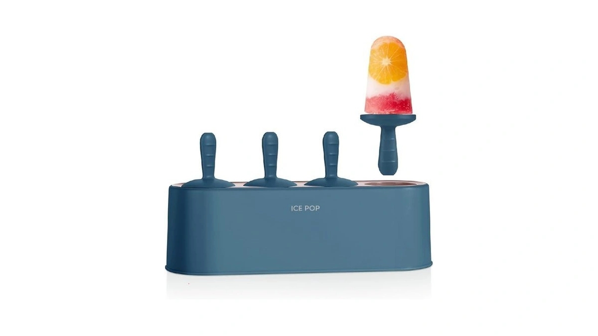 Popsicle Mold Set 4 Pieces Homemade Silicone Popsicle Maker Easy