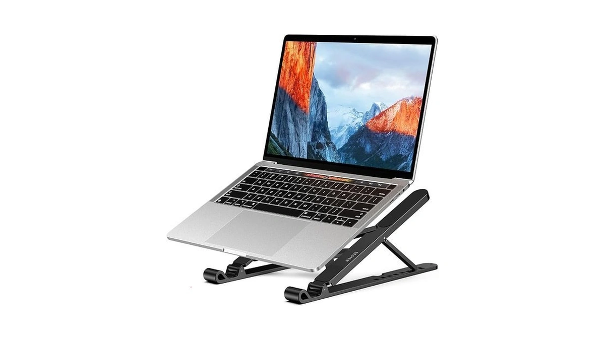 Besign Ls01 Pro Ergonomic Laptop Stand, Plastic Laptop Riser, Portable