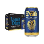 Liquid Death Soda-flavored Sparkling Water - Killer Cola, Less Sugar*,
