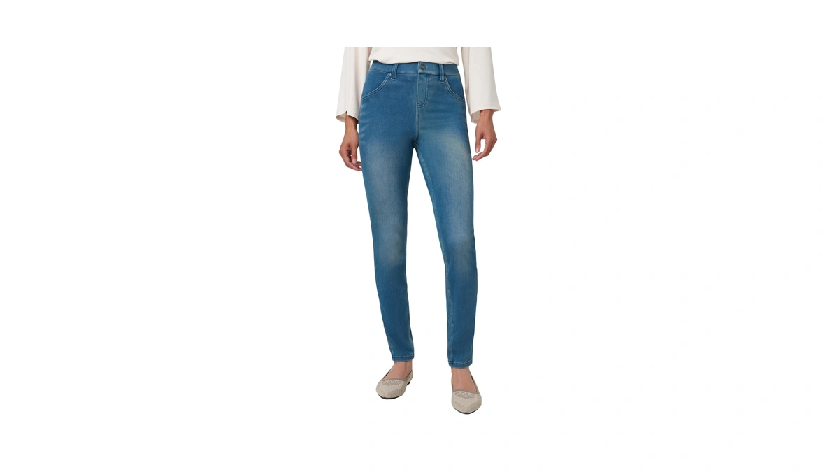 Hue Womens Ultra Soft High Waist Denim Leggings Hosiery, Windsor