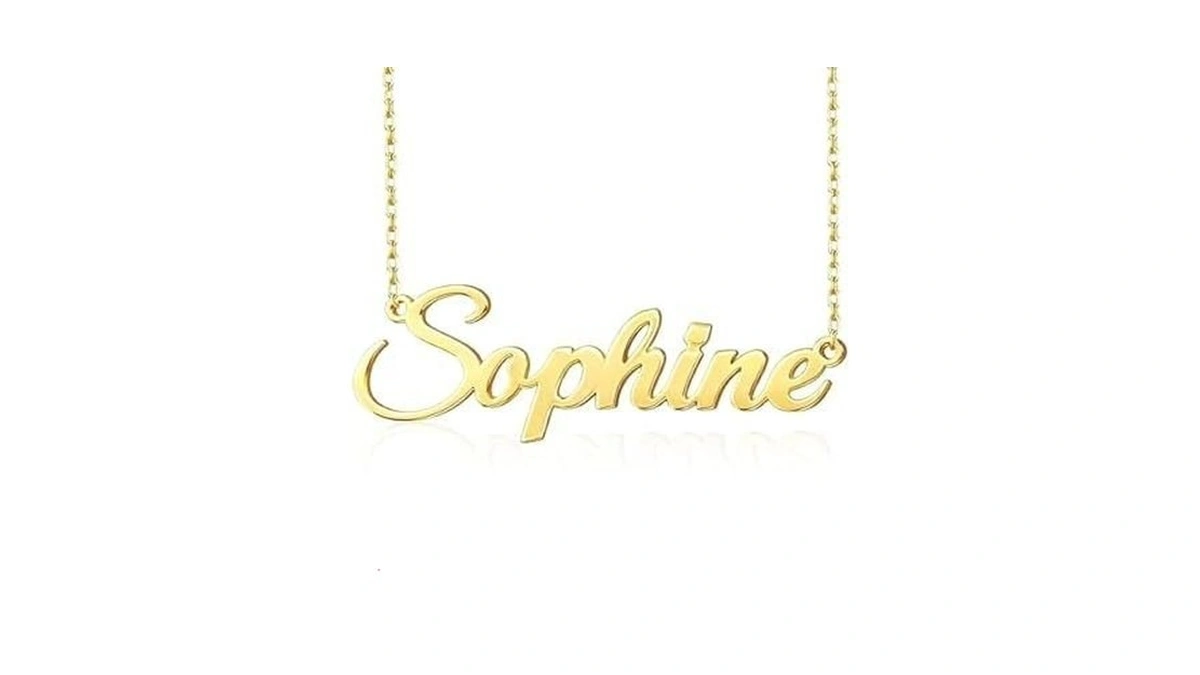 Vbaifayy Customized Name Necklace For Ladies - A Personalized 18k