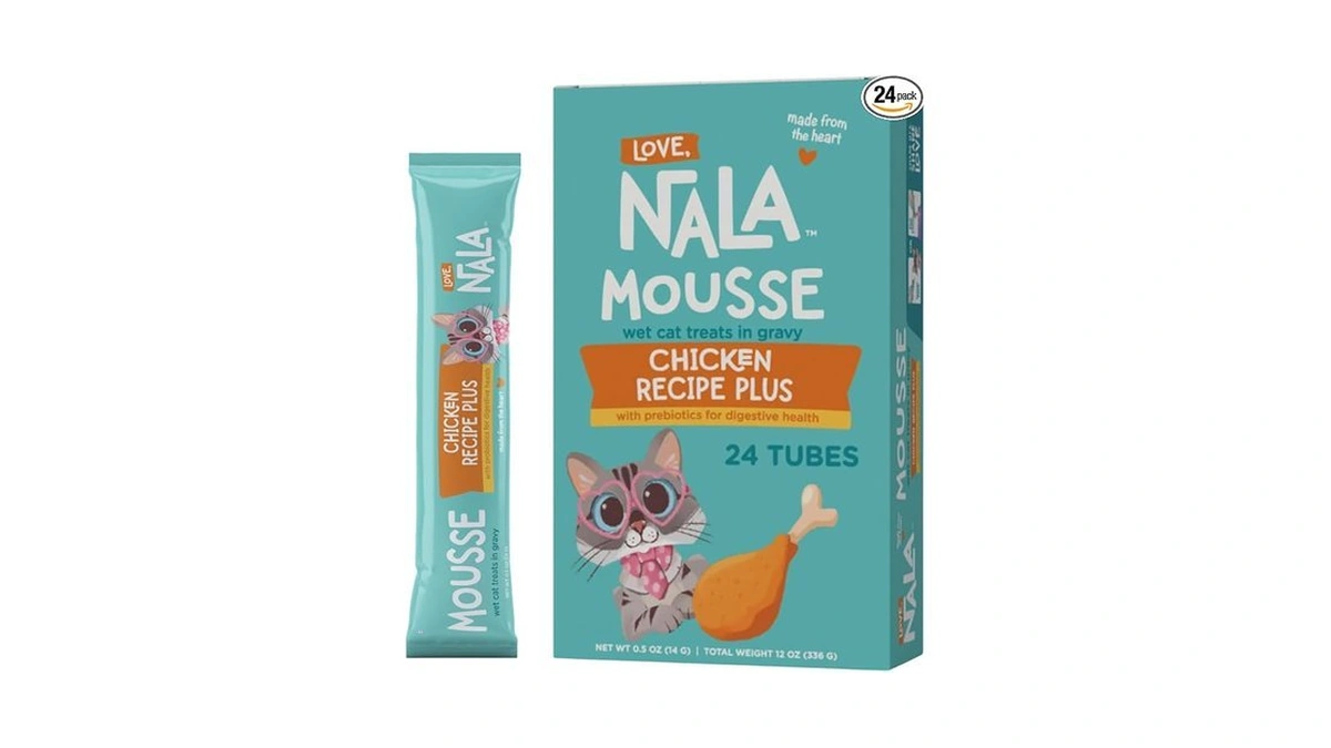 Love, Nala Digestive Health Chicken + Prebiotic Mousse Cat Treats