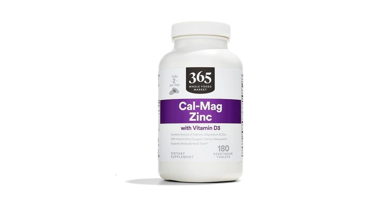 365 By Whole Foods Market, Cal-mag-zinc With Vitamin D3, Vegetarian,