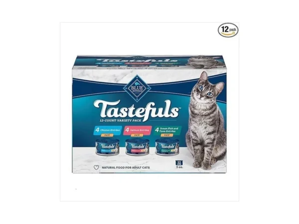 Blue Buffalo Tastefuls Natural Pate Wet Cat Food Variety Pack,