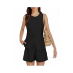 Casly Lamiit 2 Piece Short Sets For Women 2025 Summer