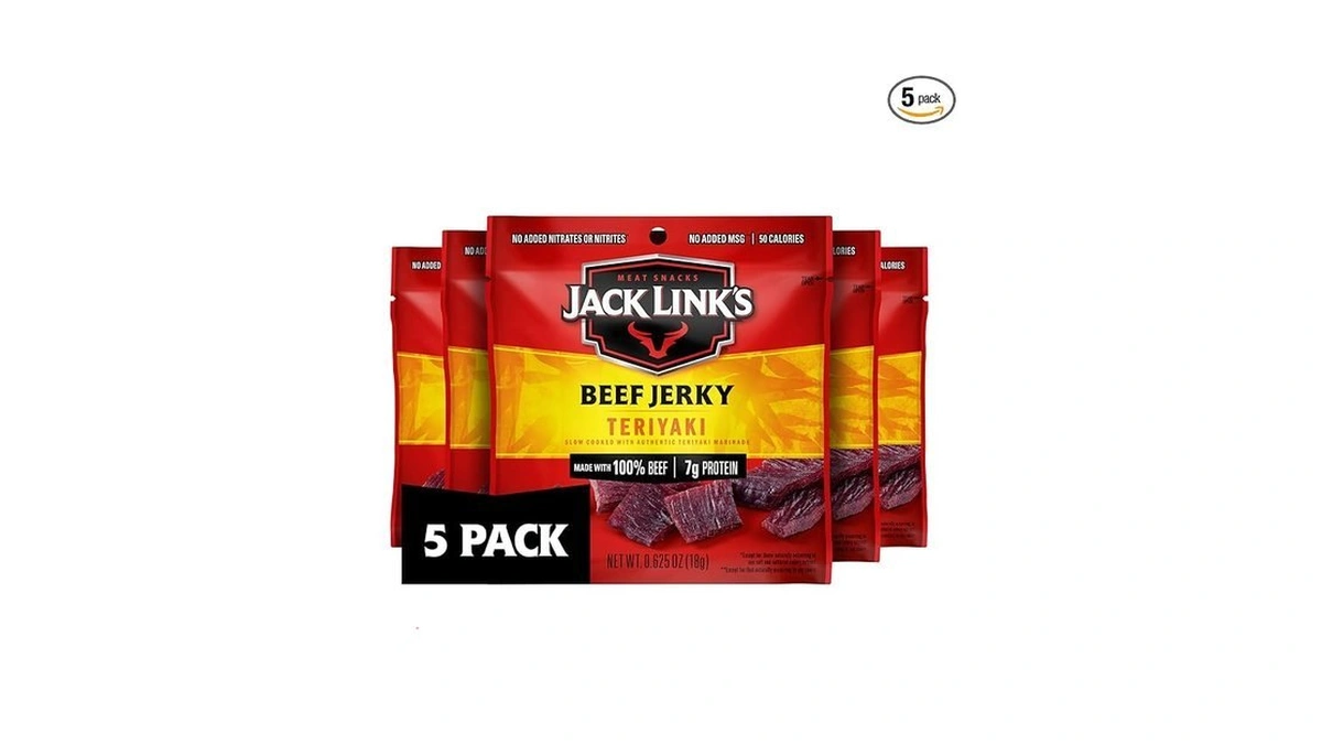 Jack Link's Teriyaki Beef Jerky Multipack - (5 Pack) 0.625