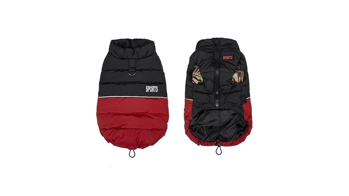 Brouaurpe Dog Winter Puffer Jacket For Small To Medium Dogs,