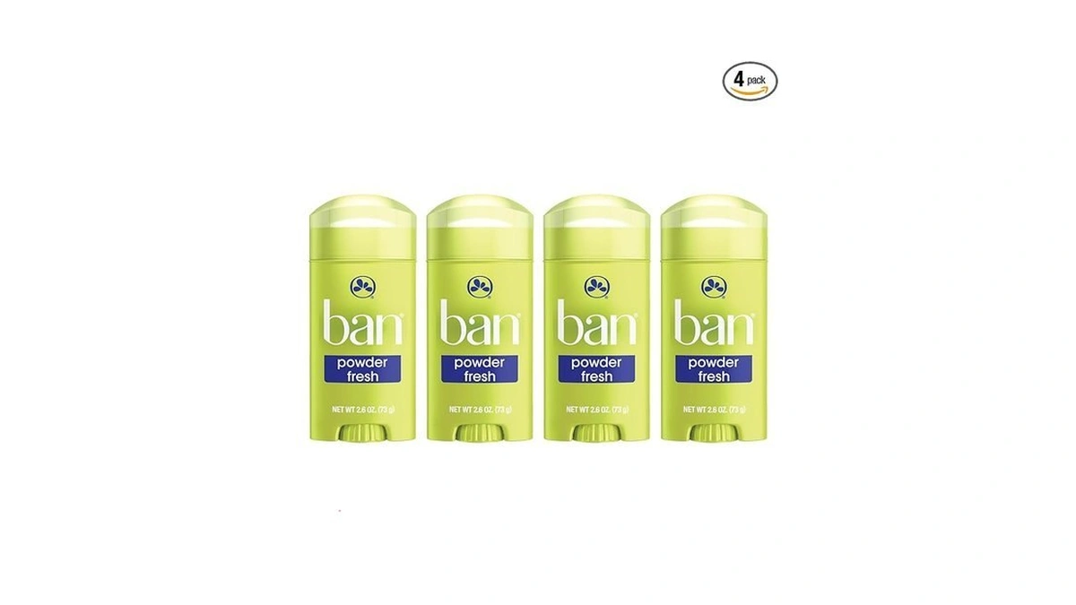 Ban Invisible Solid Antiperspirant Deodorant For Women And Men, 24-hour