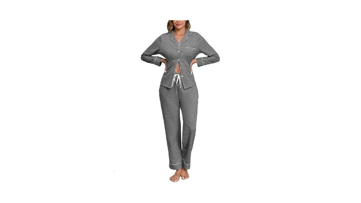 Veseacky Pjs Sets For Women Cotton Pajamas For Women Set