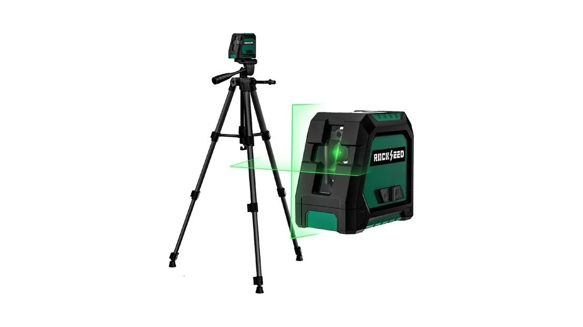 Rockseed Dual Modules Line Laser, Self Leveling Laser Level, Horizontal