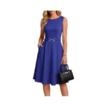 Grace Karin Women's Summer Work Dress 2026 Sleeveless Crewneck A