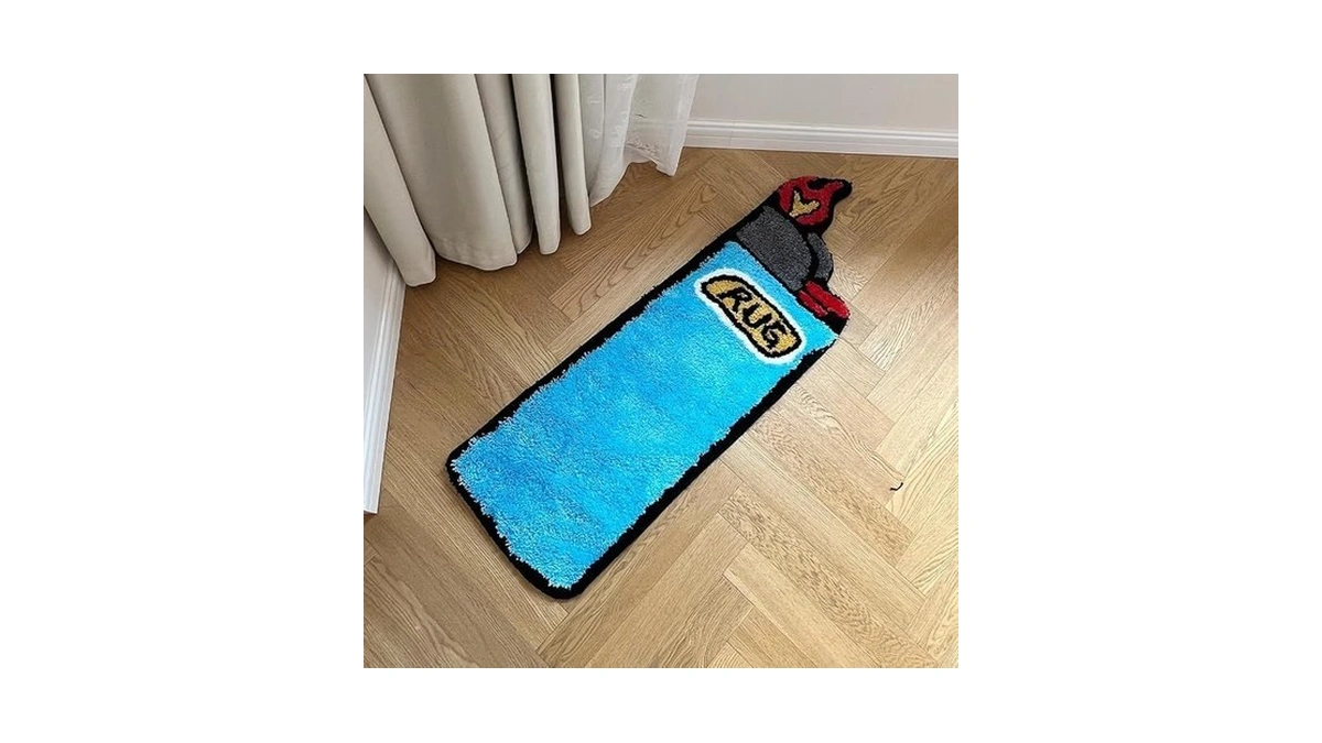 Lakea Lighter Tufted Rug Art Rug For Bedroom Living Room