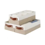 Hnzige Toilet Paper Baskets For Storage, 13"x 5.9"x3.9" Narrow Storage