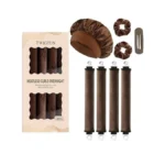 Heatless Curls Overnight Hair Curlers - 4 Pcs No-heat Curling