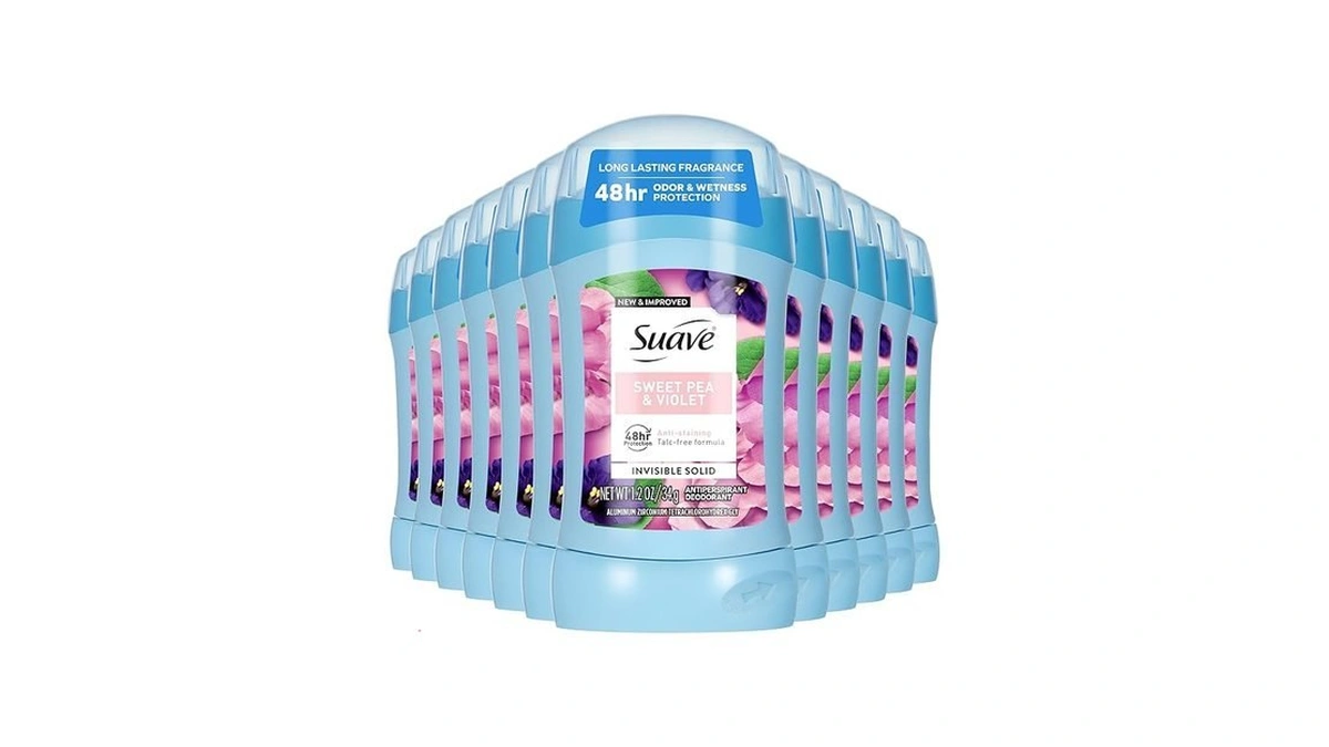 Suave Antiperspirant Deodorant For Women, Invisible, Underarm Deodorant, 48hr Odor