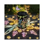 Mantunt Solar Lanterns Outdoor Waterproof Mushroom & Rabbit Garden Decor,