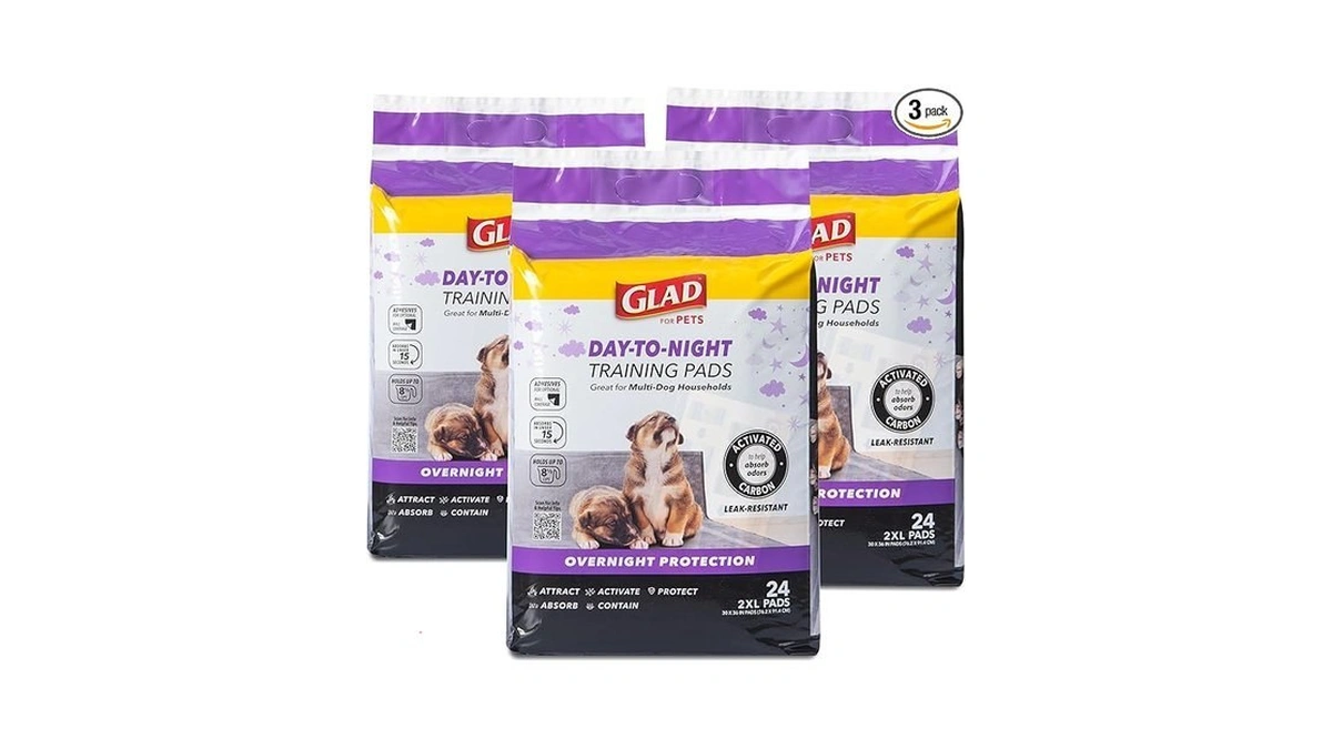 Glad For Pets Day To Night Activated Carbon Puppy Training
