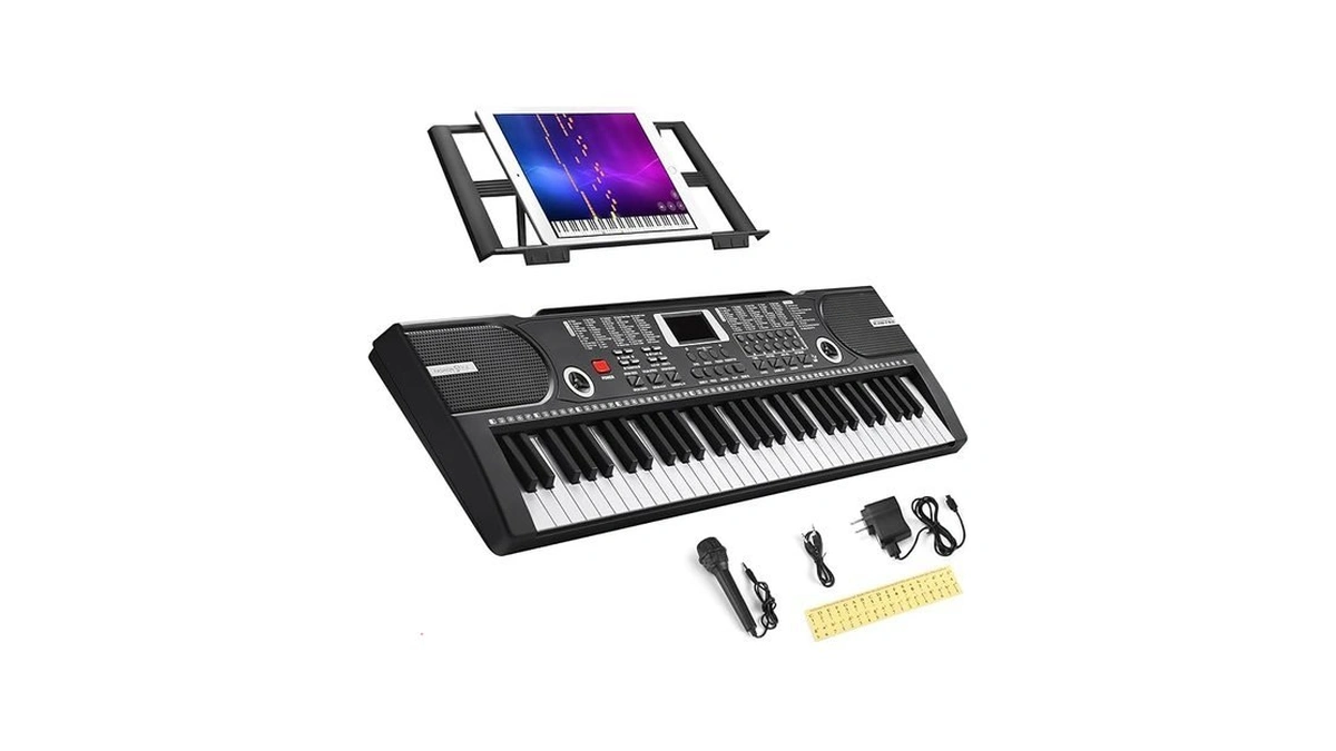 61 Key Keyboard Piano, Portable Electronic Keyboard Piano For Beginners