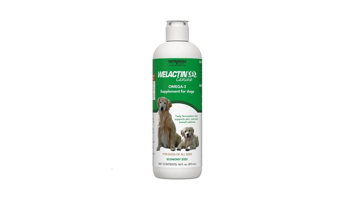 Nutramax Welactin Omega 3 Fish Oil For Dogs, Skin And