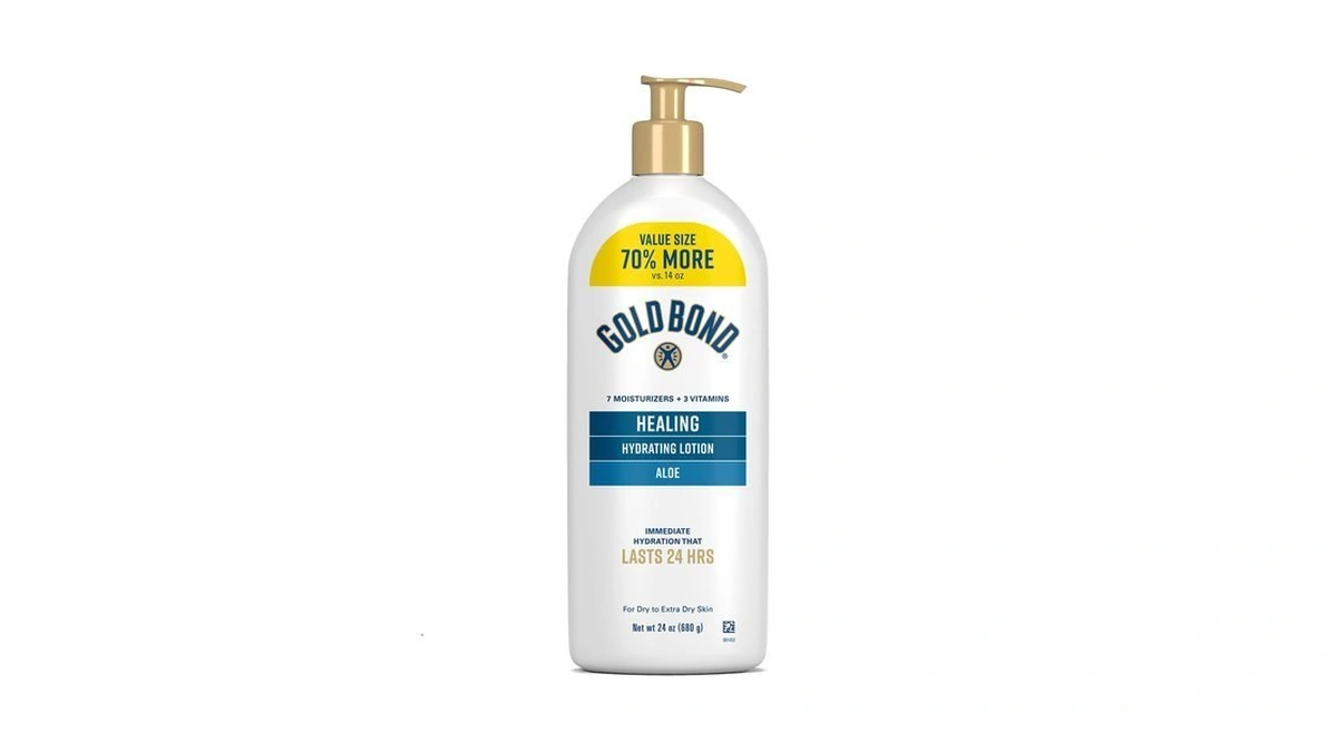 Gold Bond Healing Hydrating Body Lotion With Aloe, Moisturizer For