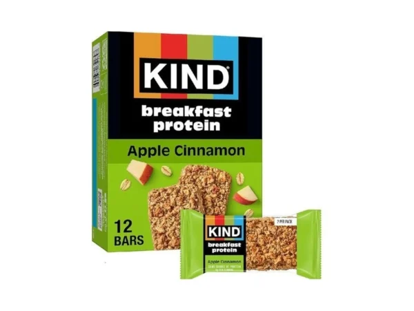 Kind Breakfast Protein Bars, Apple Cinnamon, Gluten Free, Low Sodium,