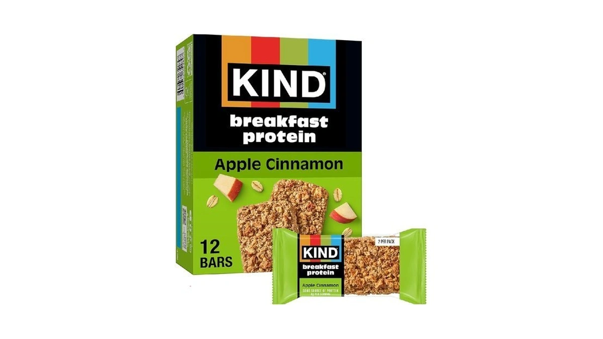 Kind Breakfast Protein Bars, Apple Cinnamon, Gluten Free, Low Sodium,