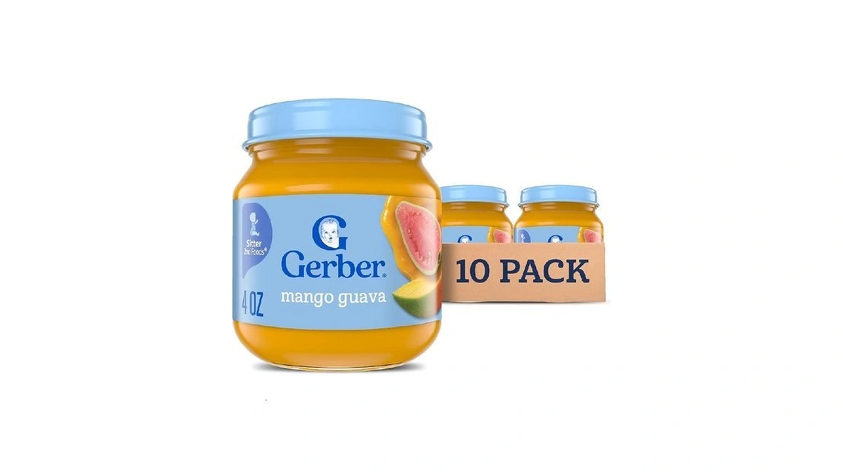 Gerber Infant, Baby Food, 2nd Foods For Babies, Puree Jar,