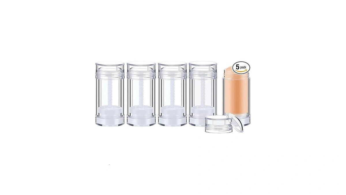 Meleg Otthon 5 Pcs Empty Deodorant Containers 1 Oz/30ml Twist